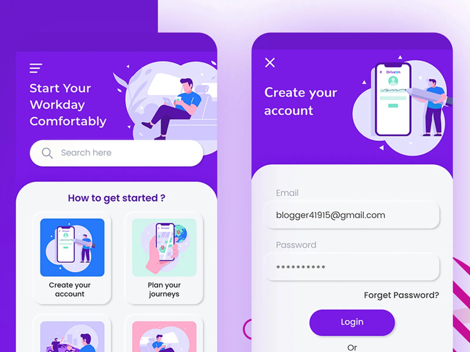 Chased Home UI Design  - Free Figma Template
