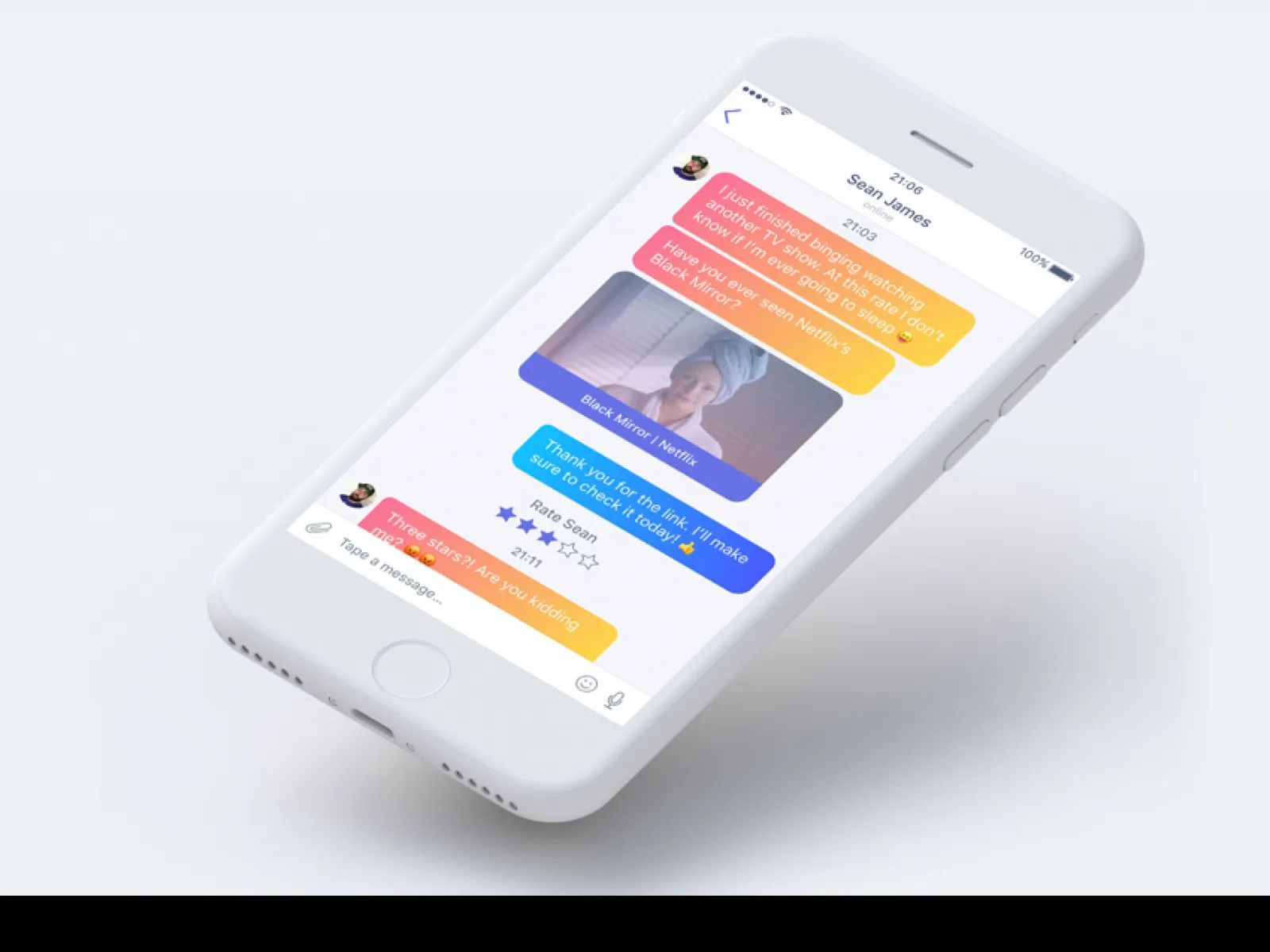 Chat Message UI Kit  - Free Figma Template