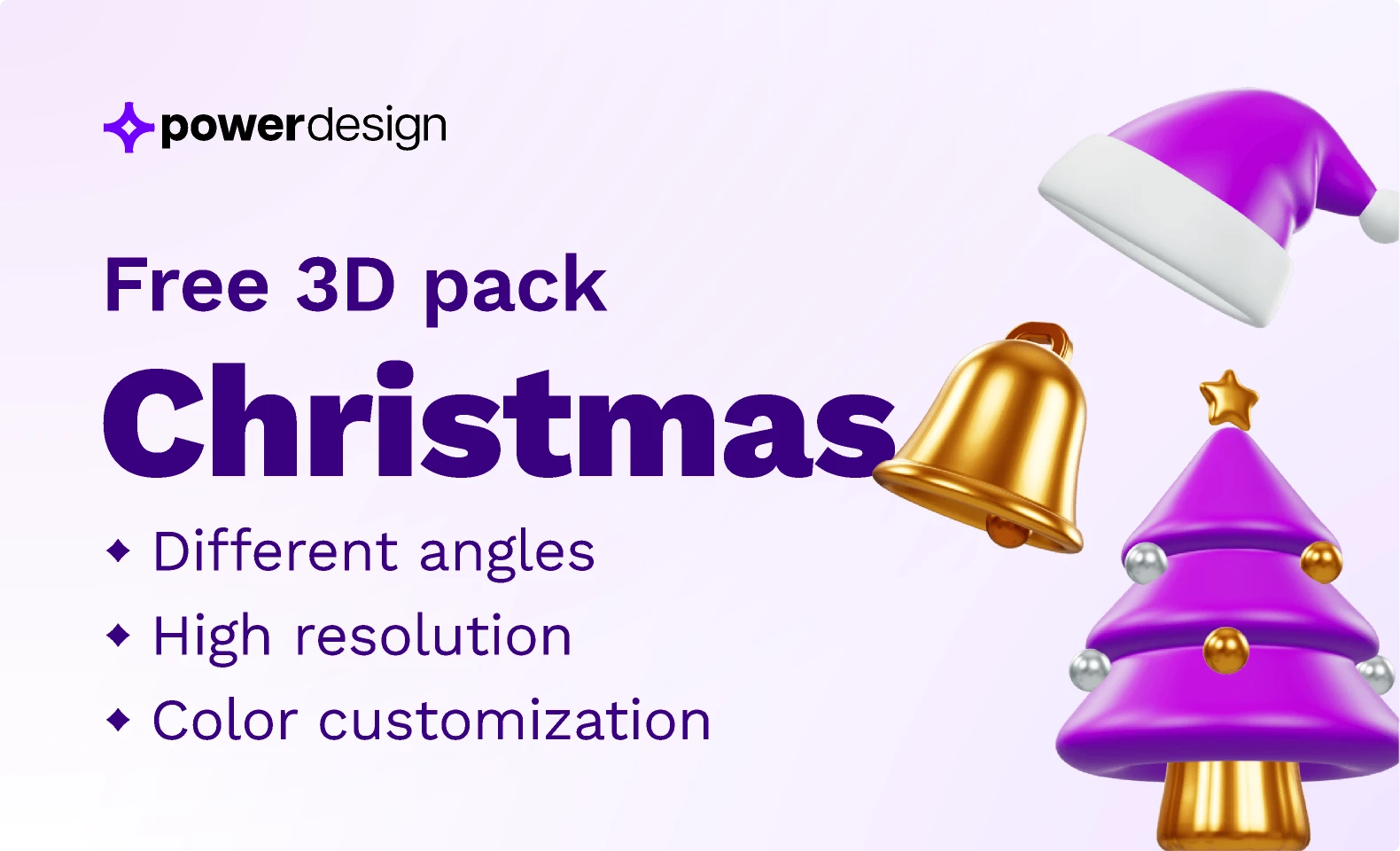 Christmas - Free 3D pack for Figma and Adobe XD