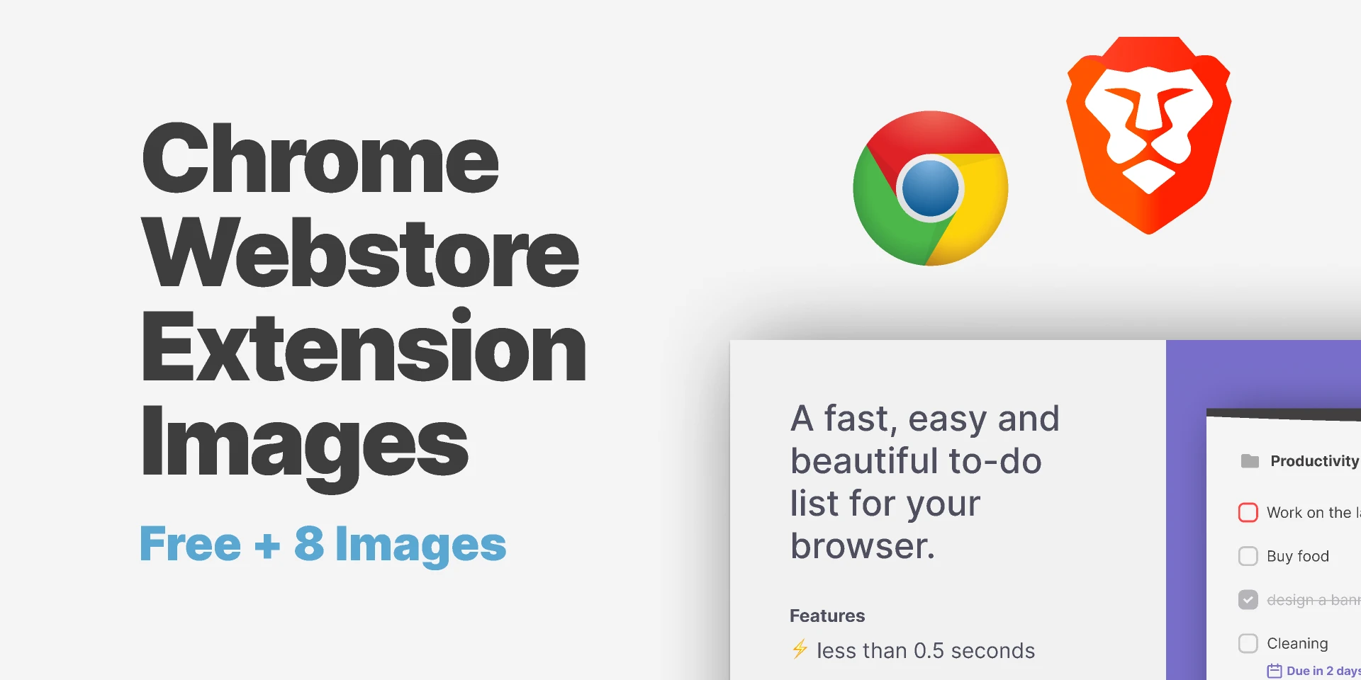Chrome Webstore Extension Images for Figma and Adobe XD