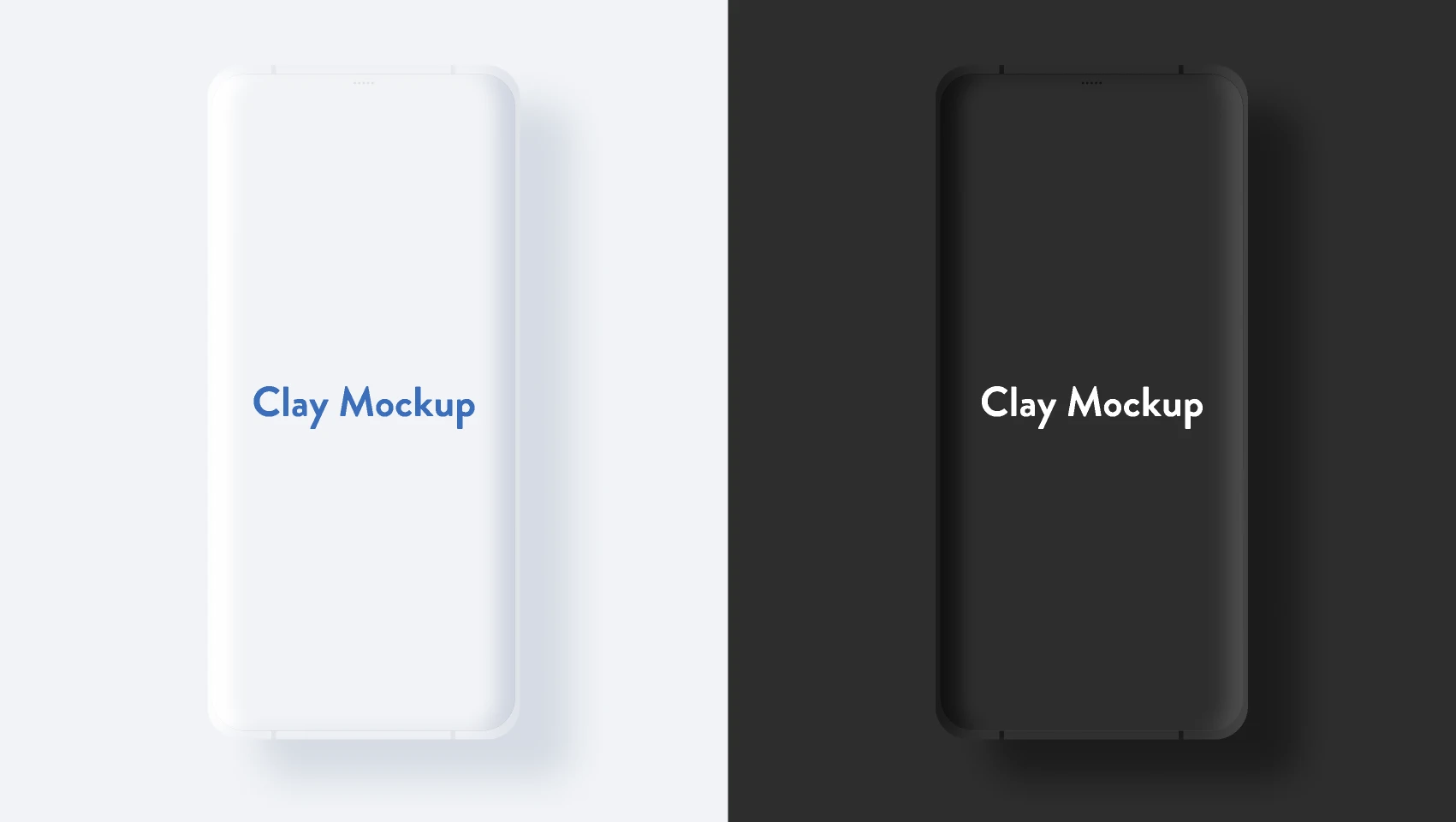 Clay Phone Mockup for Figma and Adobe XD