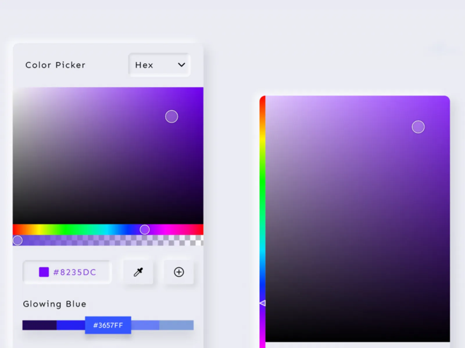 Color Picker UI Design  - Free Figma Template
