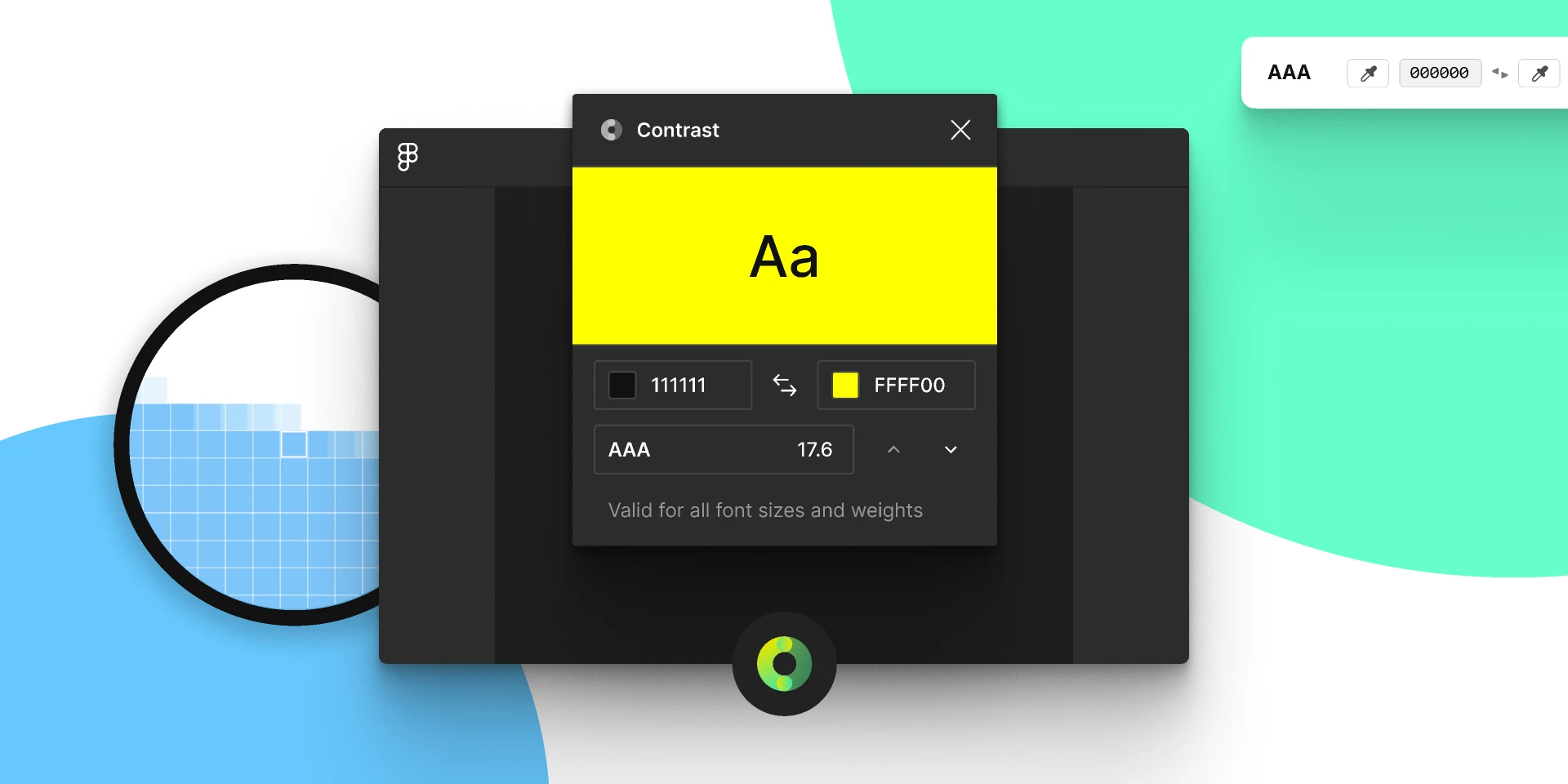 Contrast Scores for Figma and Adobe XD
