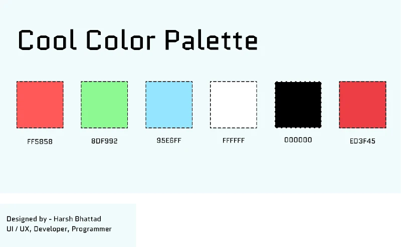 Cool Color Palette for Figma and Adobe XD