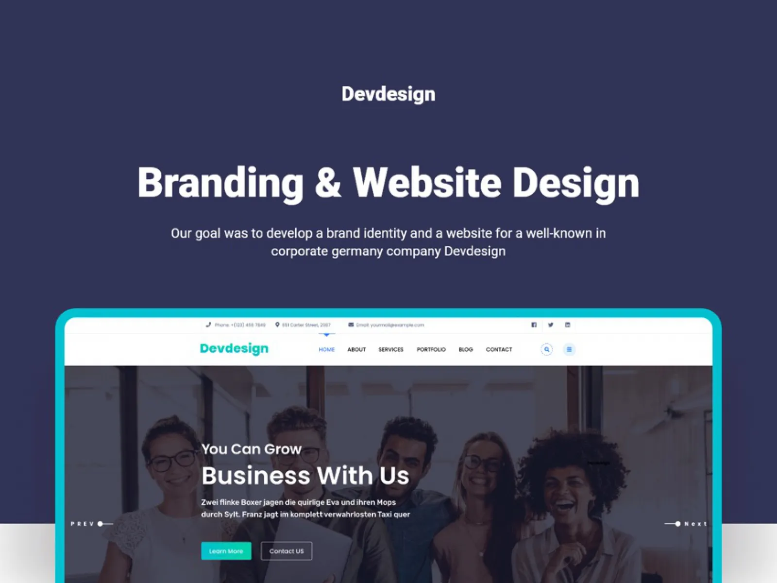 Corporate Landing Page  - Free Figma Template