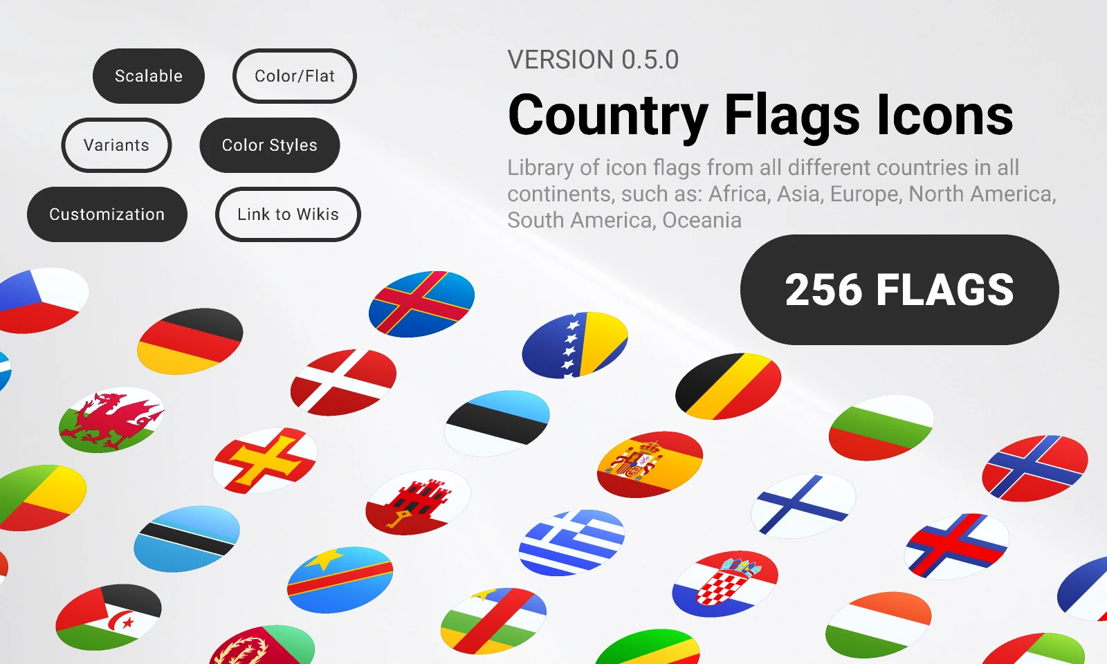 Country Flag Icons for Figma and Adobe XD