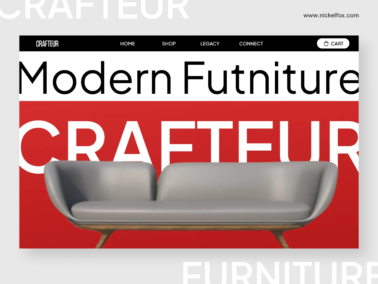 Crafteur - Furniture Designers for Figma and Adobe XD