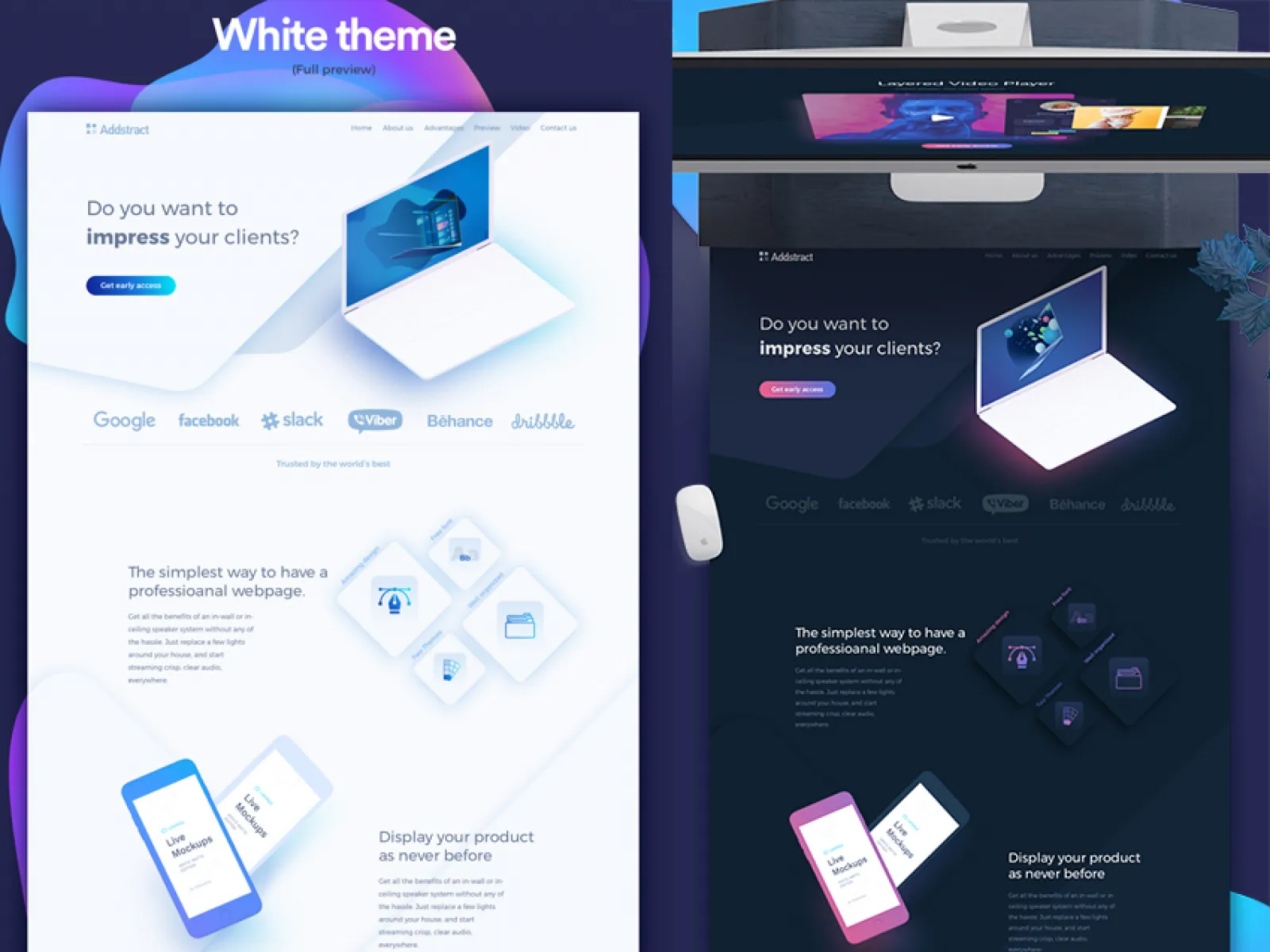 Creative UI Website Kit  - Free Figma Template