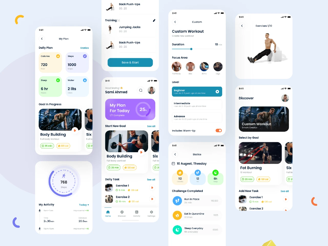 CRM Mobile App UI Kit for Figma and Adobe XD
