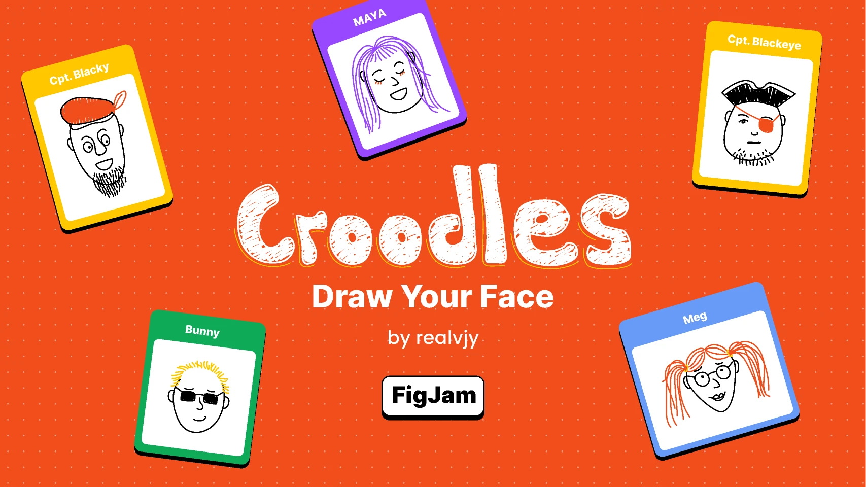 Croodles - Doodle your face for Figma and Adobe XD