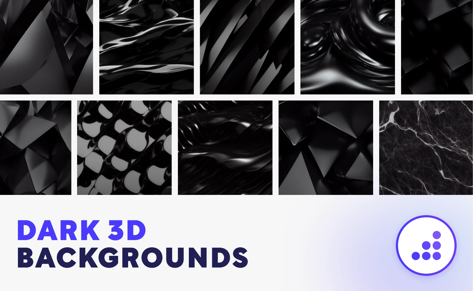 Dark 3D Backgrounds | BRIX Templates for Figma and Adobe XD