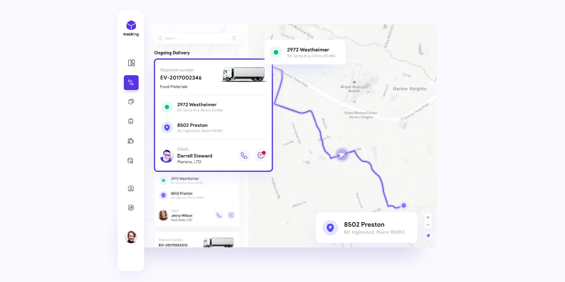 Dashboard Management Tracking for Figma and Adobe XD