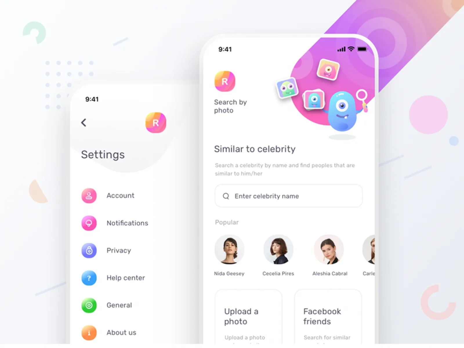 Dating App Search  - Free Figma Template