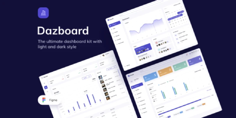 Dazboard - The Ultimate Dashboard UI Kit for Figma and Adobe XD