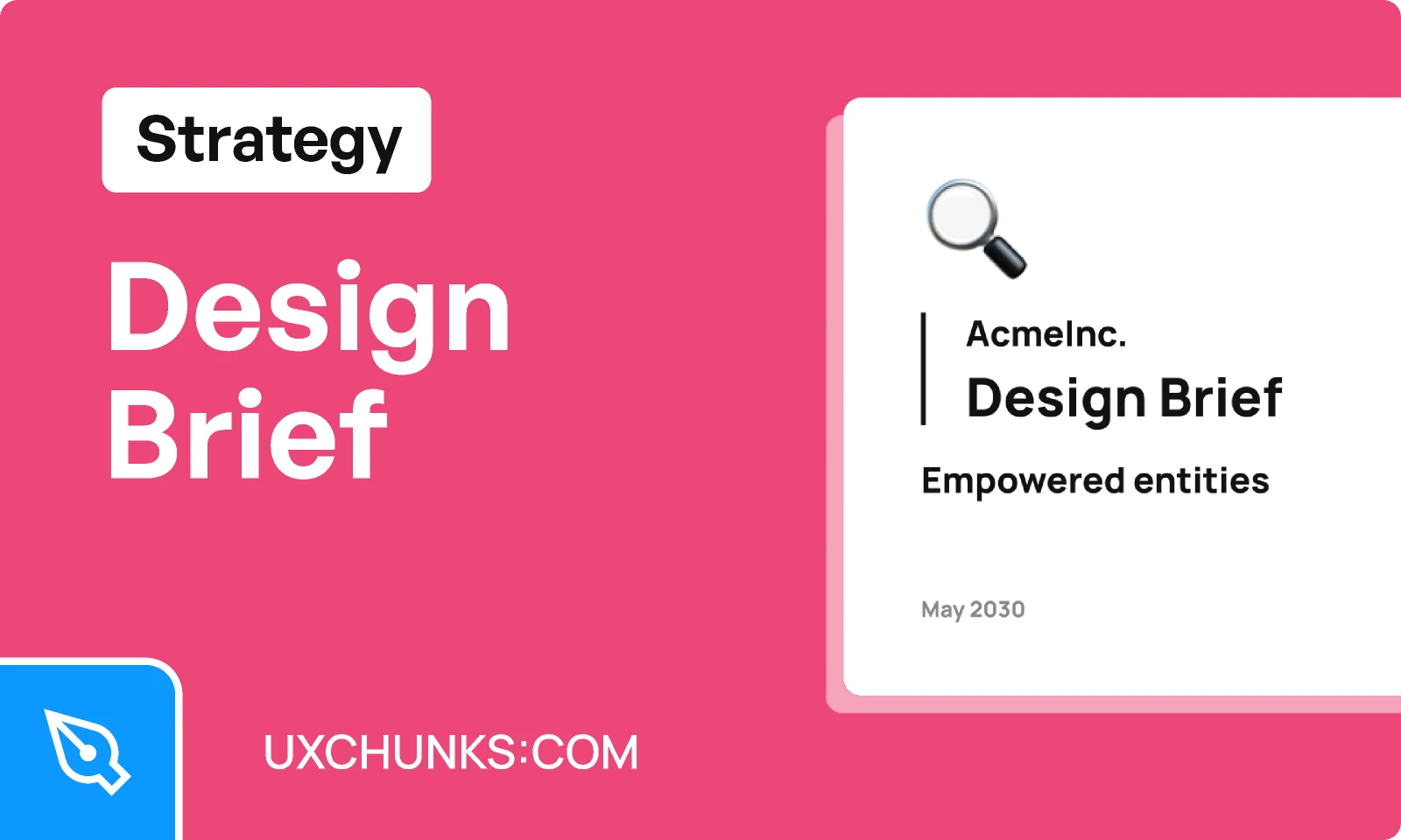 Design Brief (Figma) - uxchunks.com for Figma and Adobe XD