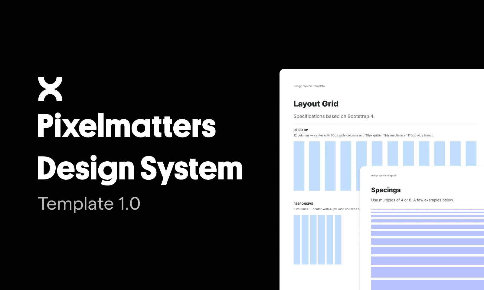 Design System Template for Figma and Adobe XD