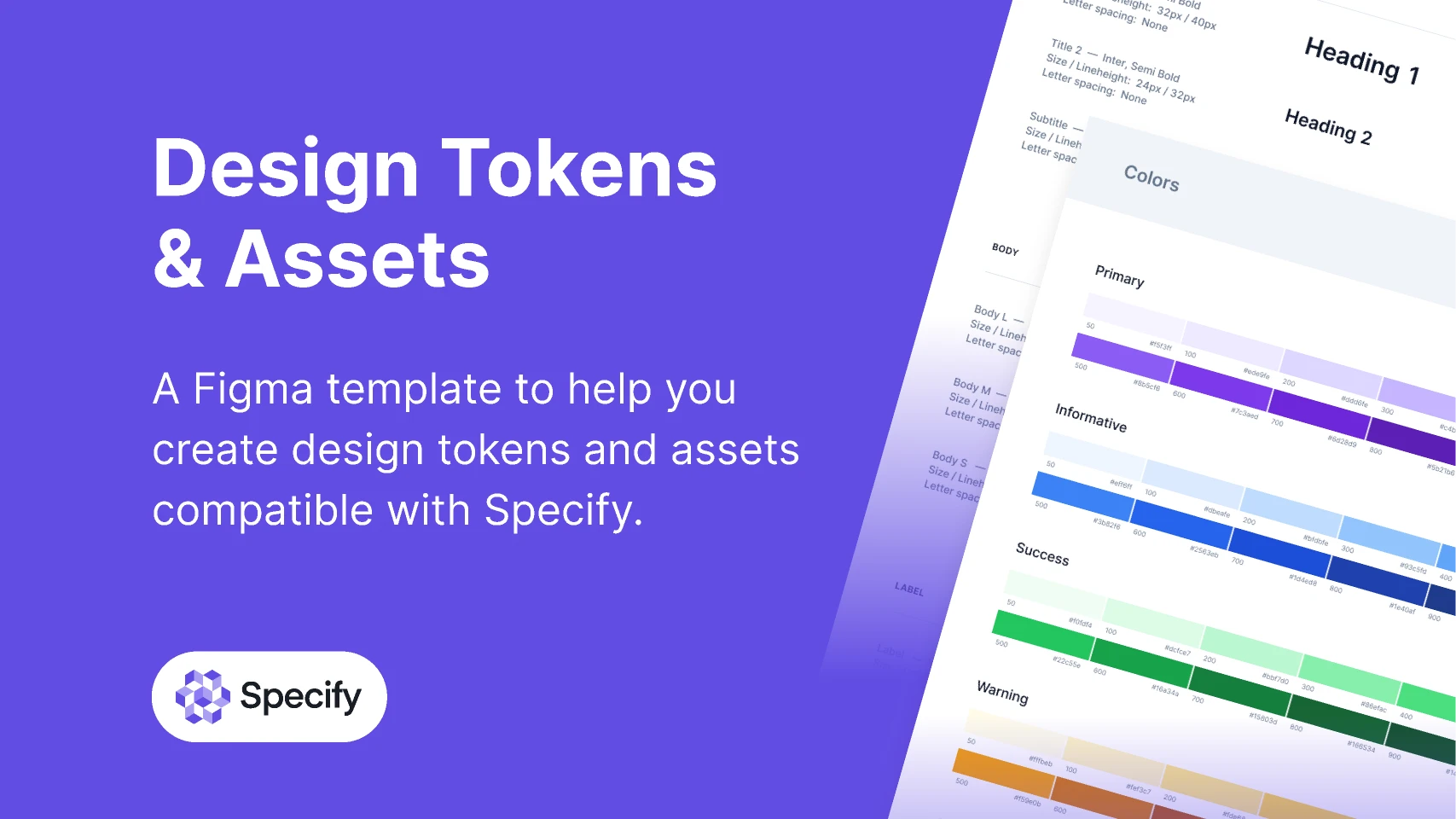 Design Tokens from Figma to code with Specify for Figma and Adobe XD