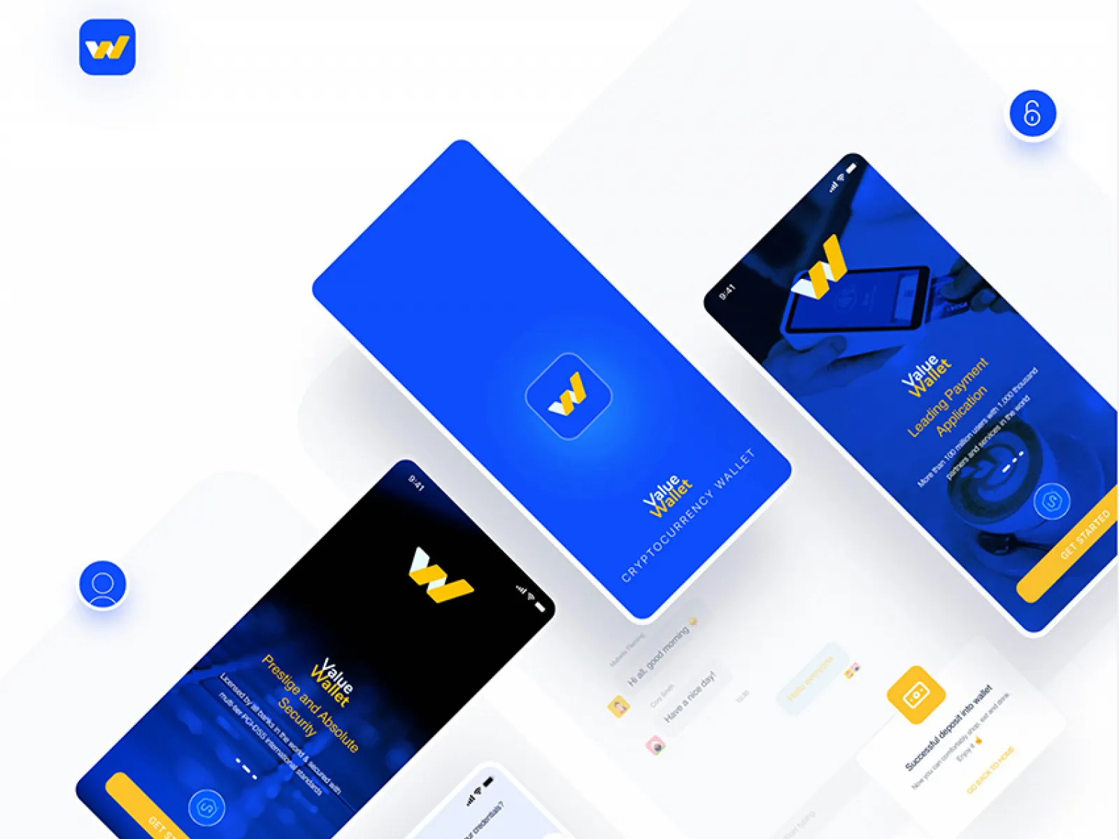 Digital Wallet Mobile App  - Free Figma Template