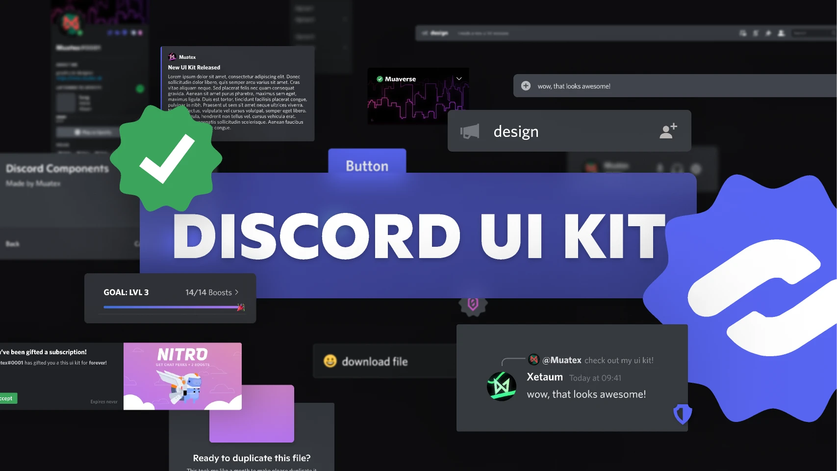 Discord UI Kit for Figma and Adobe XD