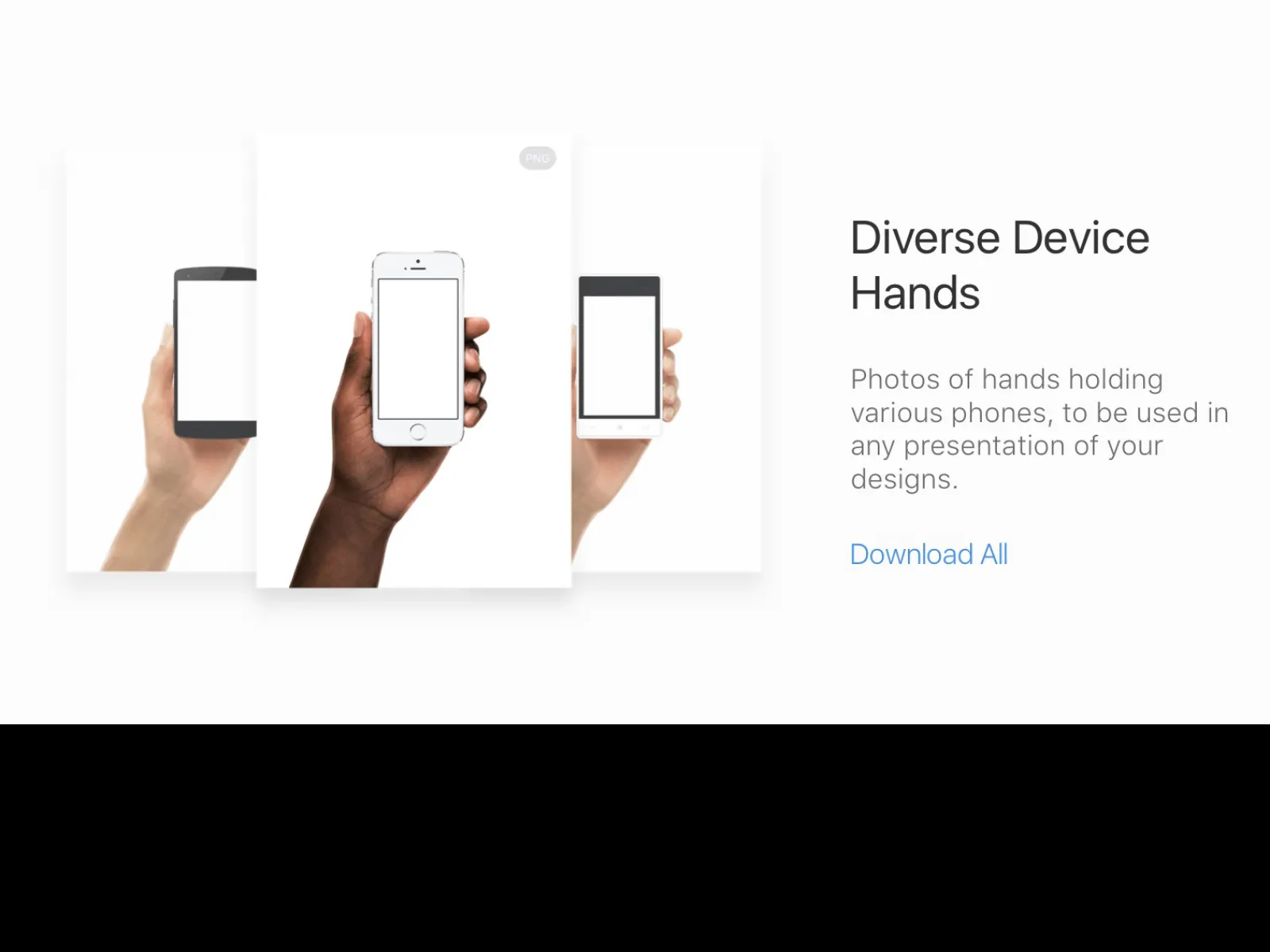 Diverse Device Hands  - Free Figma Template