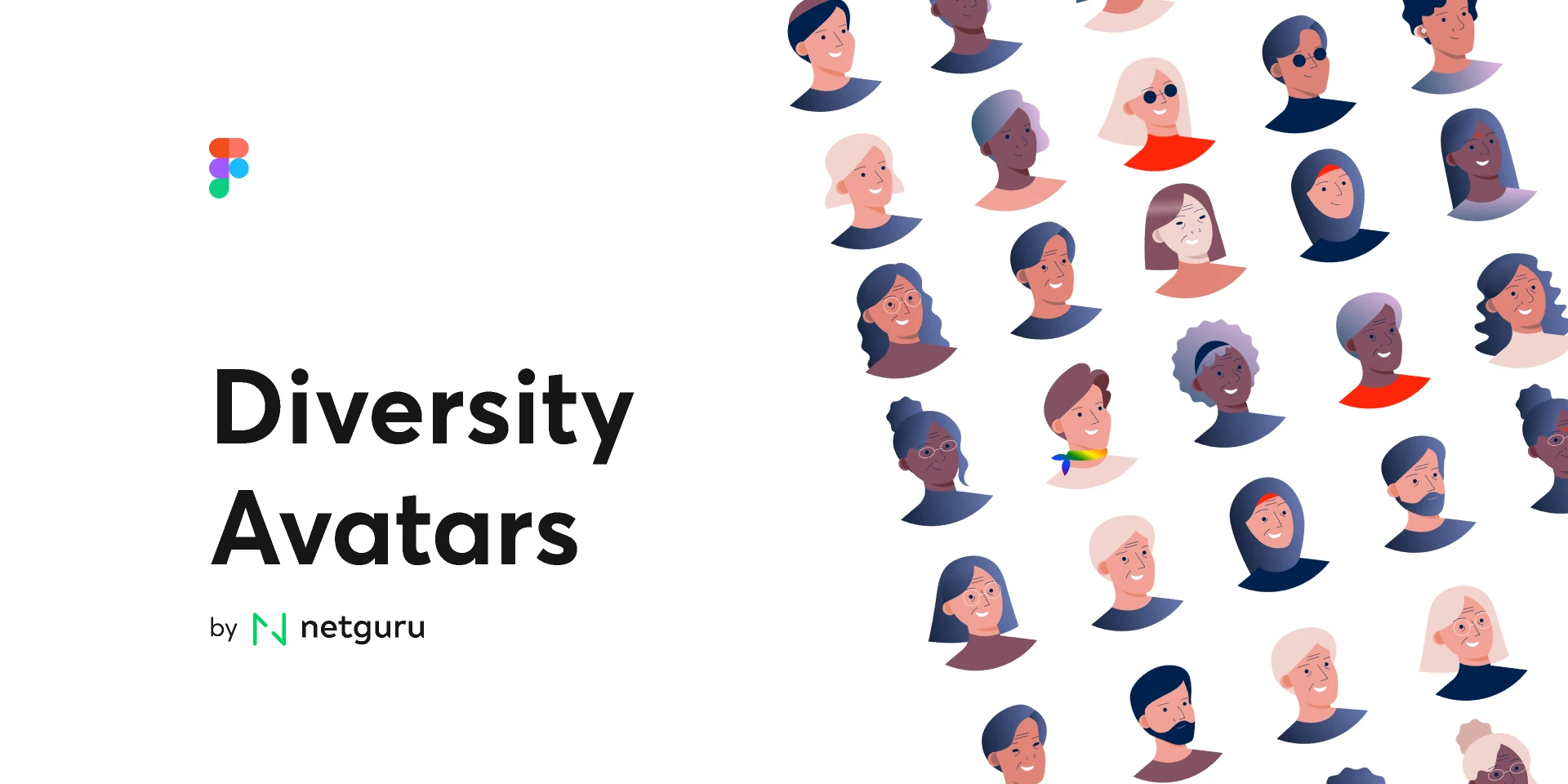 Diversity Avatars for Figma and Adobe XD