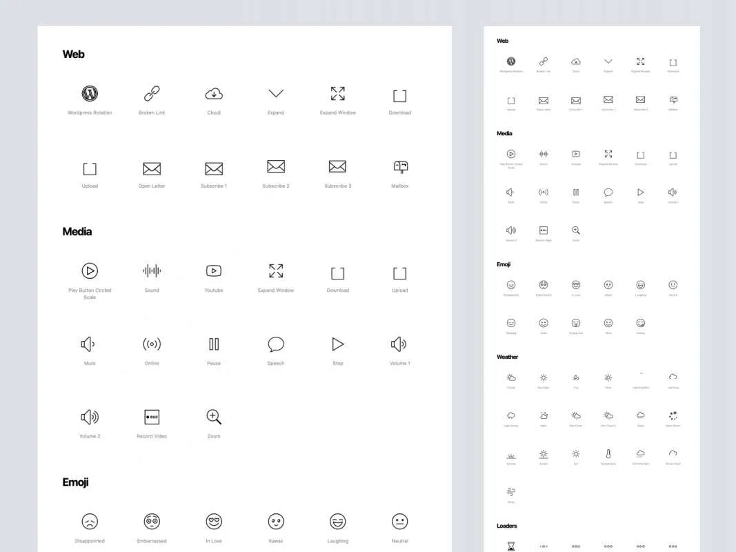 Animated Icons - 200 Free Icons  - Free Figma Template