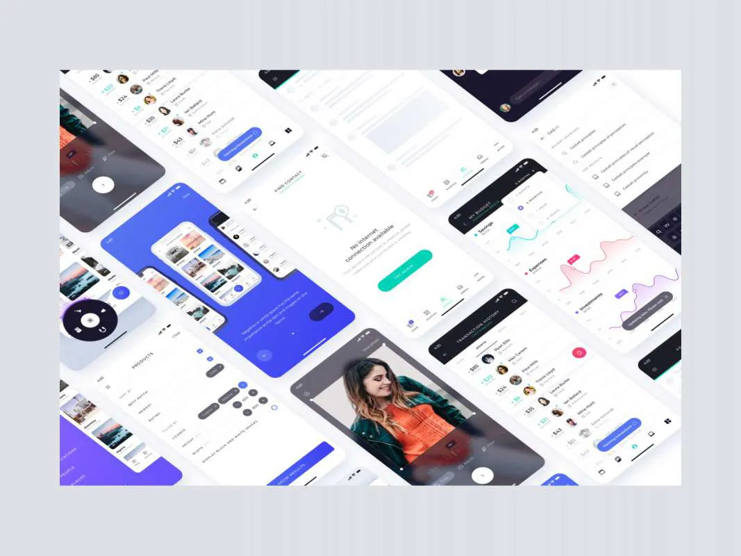 Atro Mobile UI Kit Freebie  - Free Figma Template