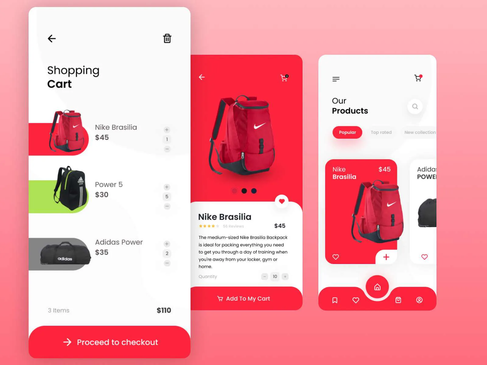 Bag Shop for Figma and Adobe XD No 3