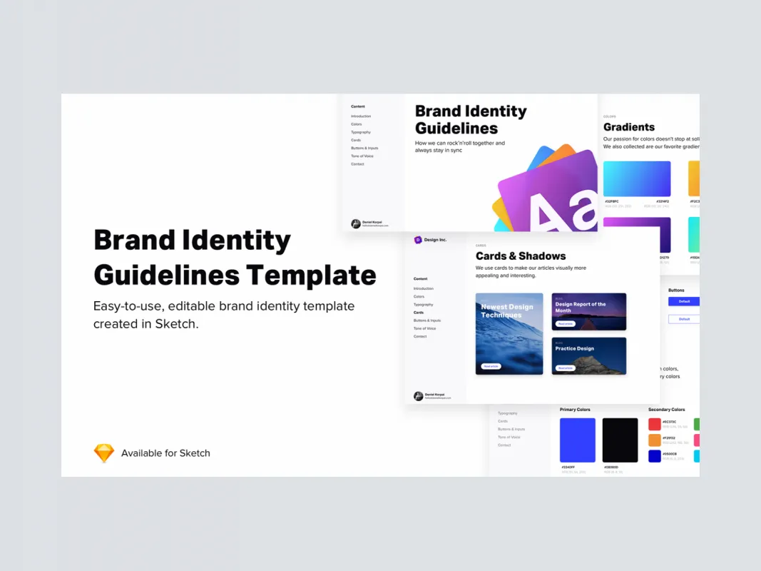 Brand Identity Guidelines 2.0  - Free Figma Template
