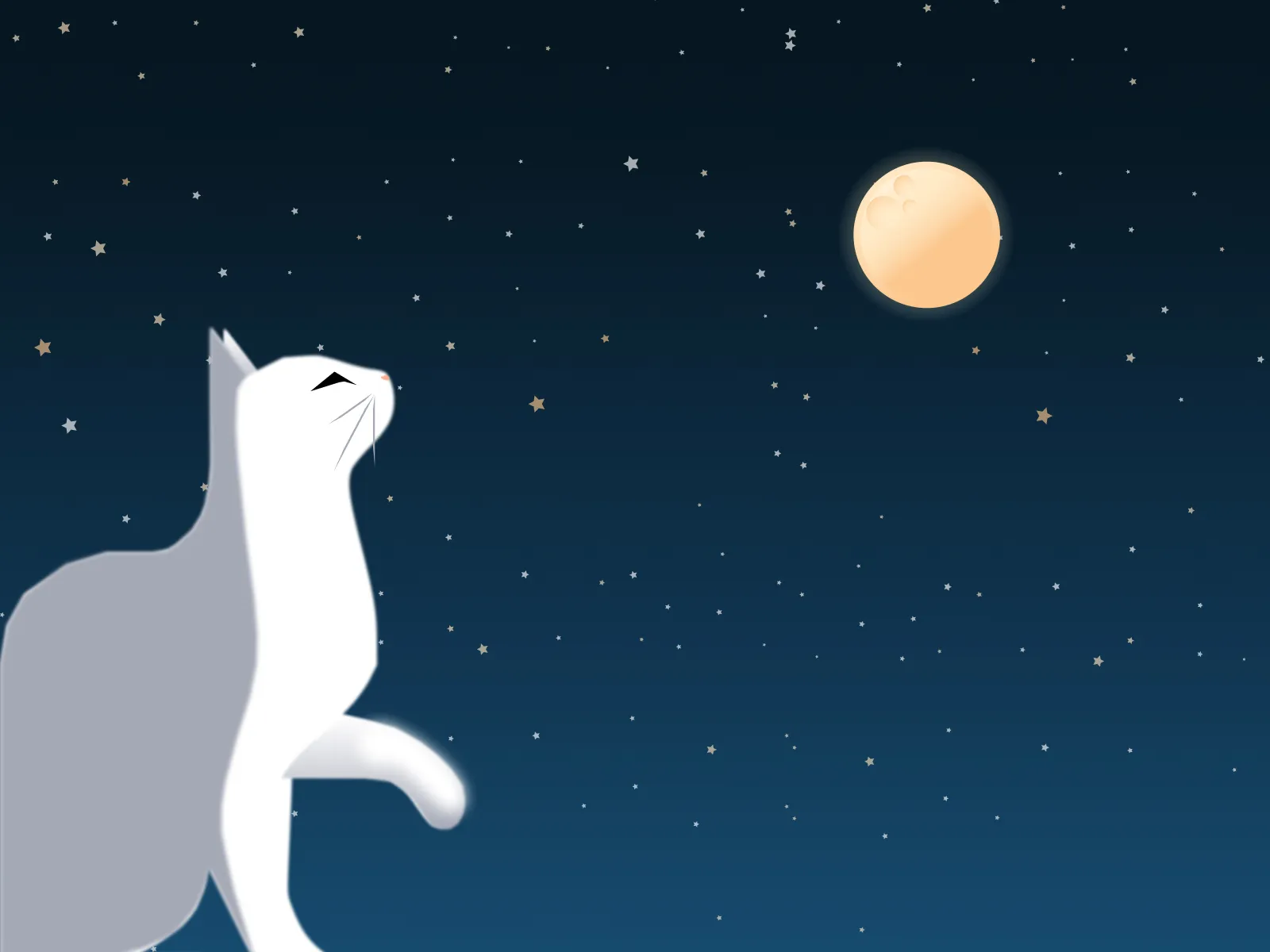 Cat Vector Illustration  - Free Figma Template