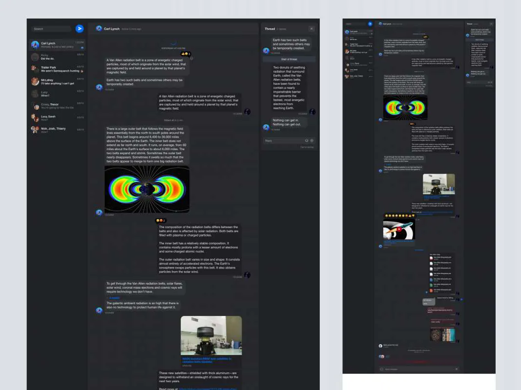 Chat Messaging UI Kit for Sketch  - Free Figma Template