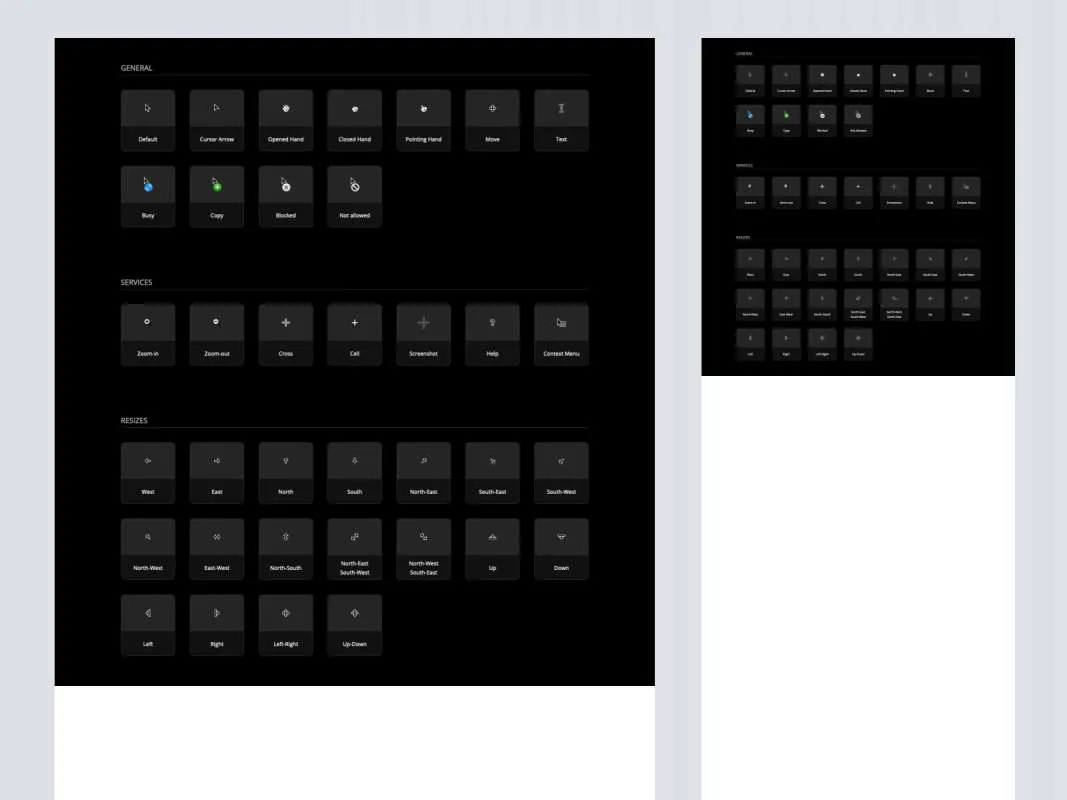 cursorOS - original macos cursors  - Free Figma Template