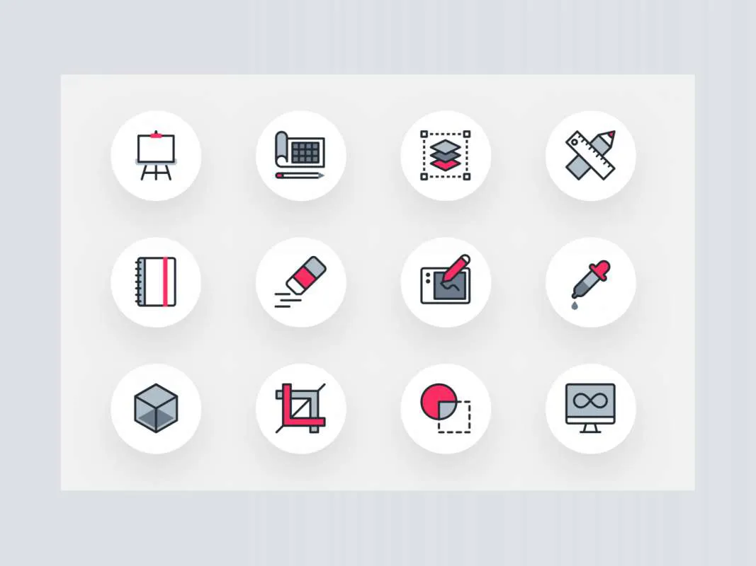 Design Tools Free Icon Pack  - Free Figma Template
