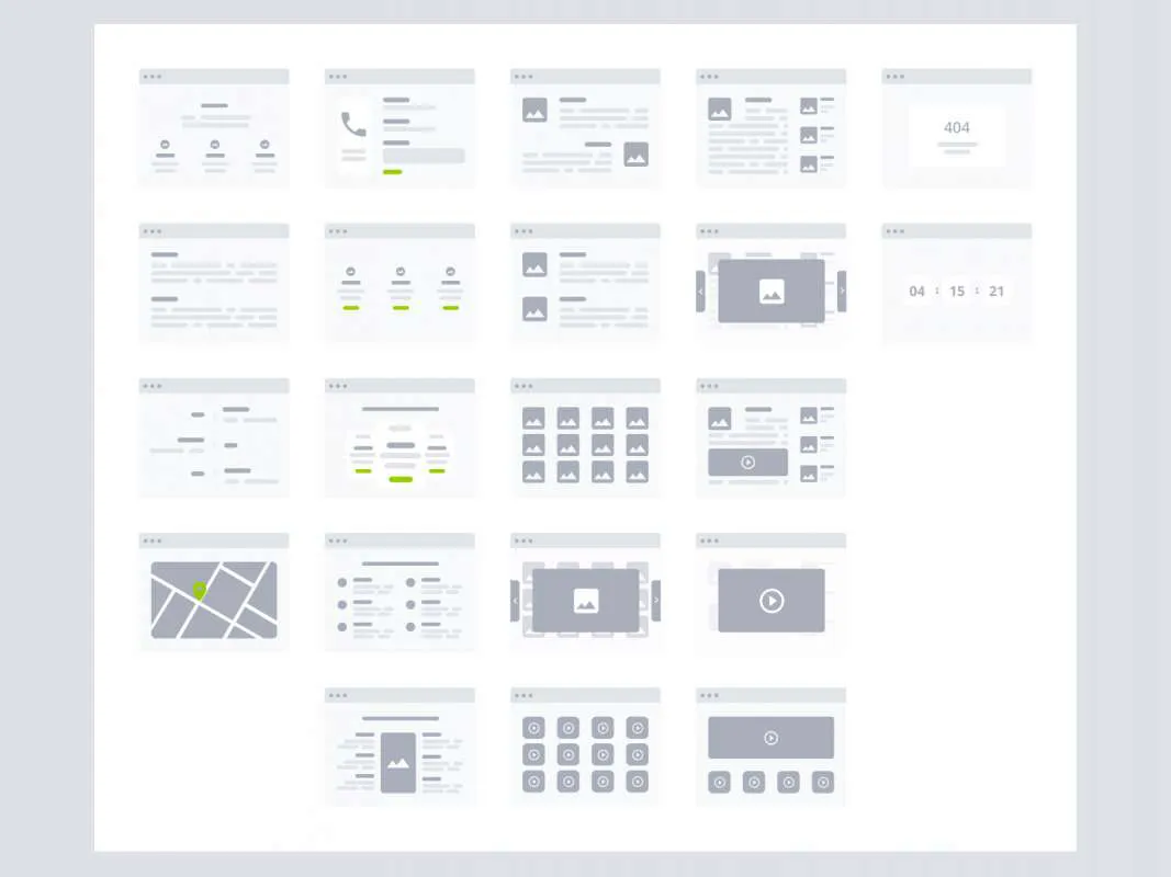 Desktop Flowchart Kit for Adobe Xd  - Free Figma Template