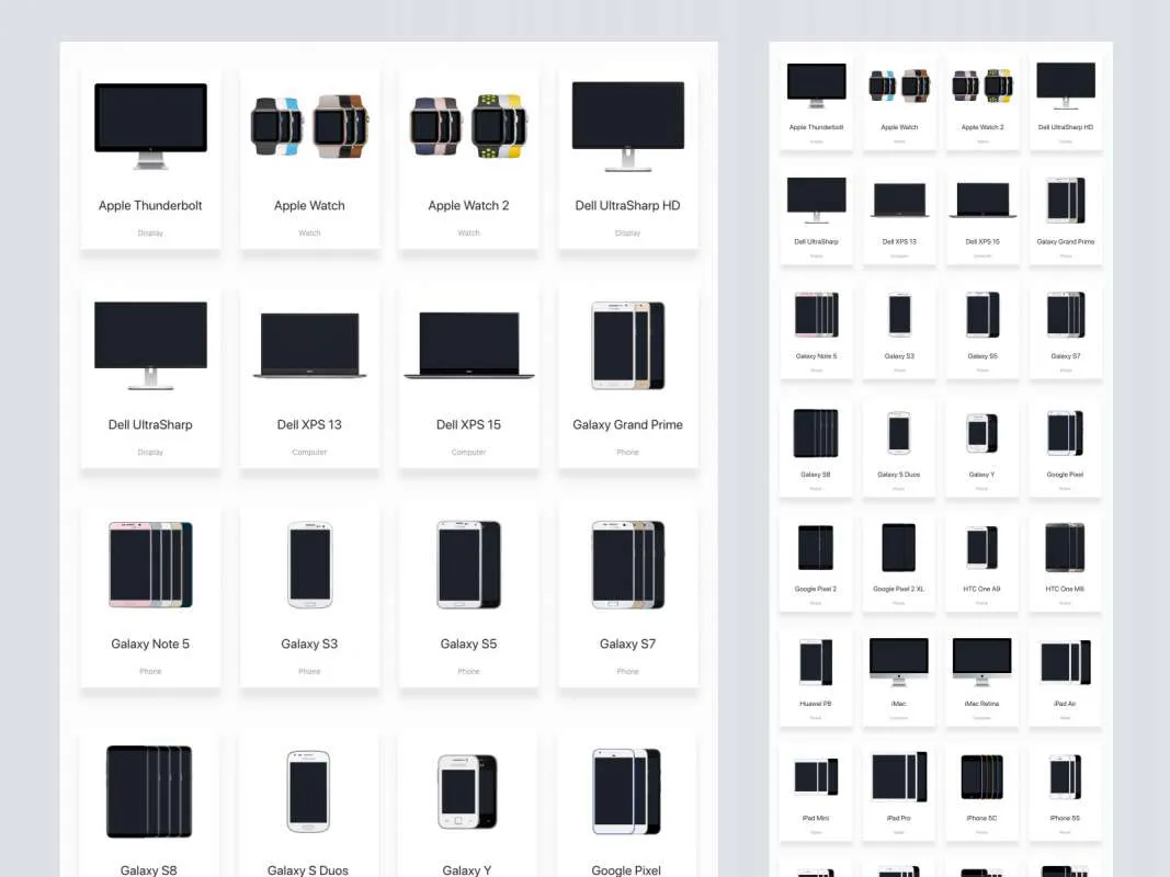 Devices by Facebook  - Free Figma Template