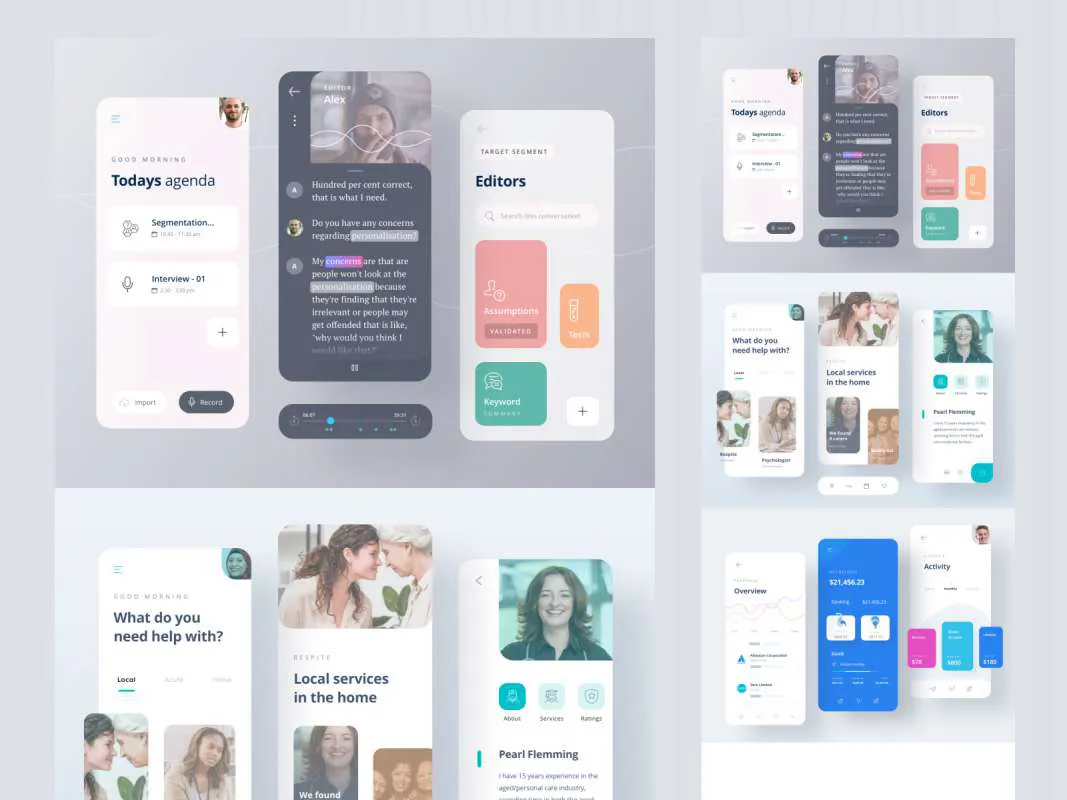 Dlyte Free UI Kit for Sketch  - Free Figma Template