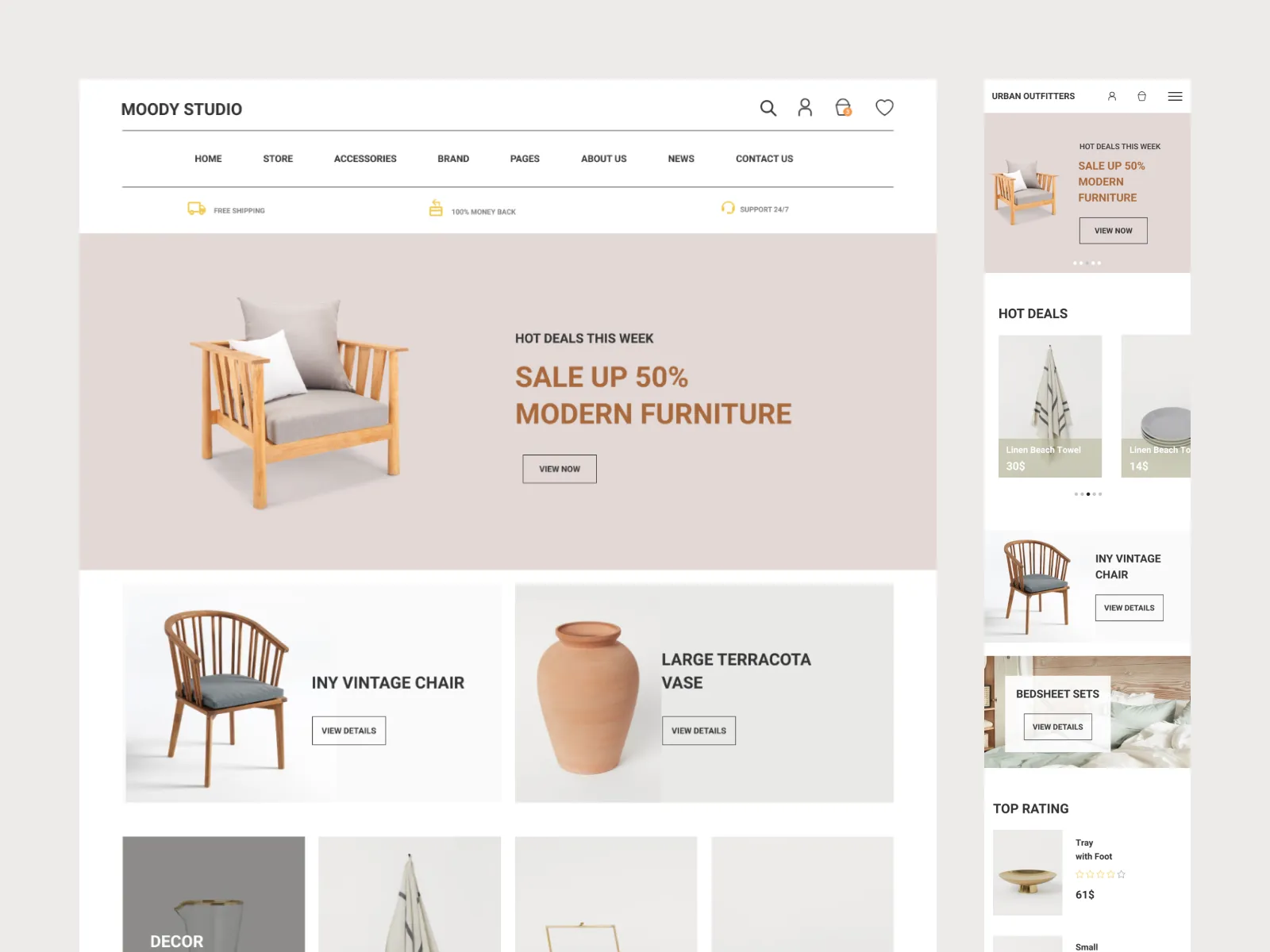 E-commerce Website UI Kit  - Free Figma Template