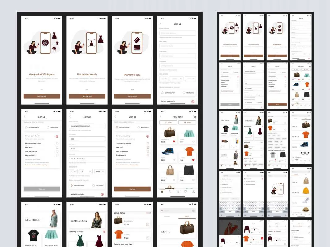 Ebuy Free eCommerce UI Kit for Sketch  - Free Figma Template