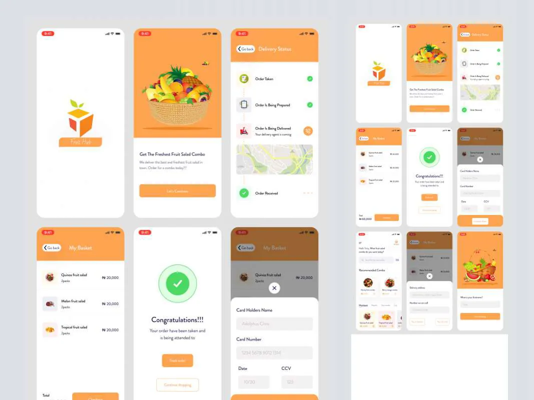 Ecommerce Mobile - Free UI Kit for Figma  - Free Figma Template