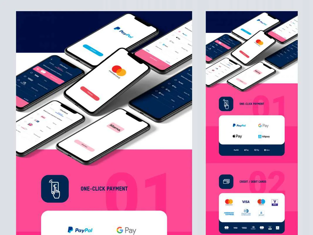 Free E-commerce Logos for Adobe XD  - Free Figma Template