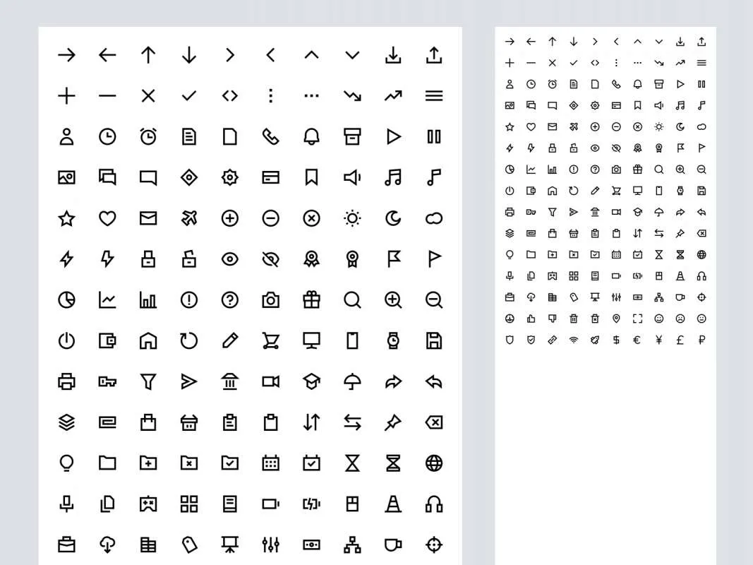 Free Edge Icons  - Free Figma Template