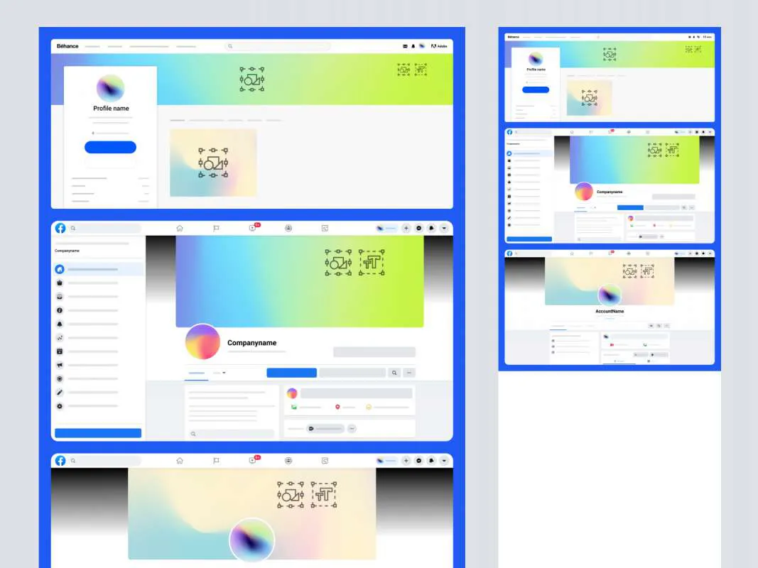 Free Social Media Kit for Figma  - Free Figma Template