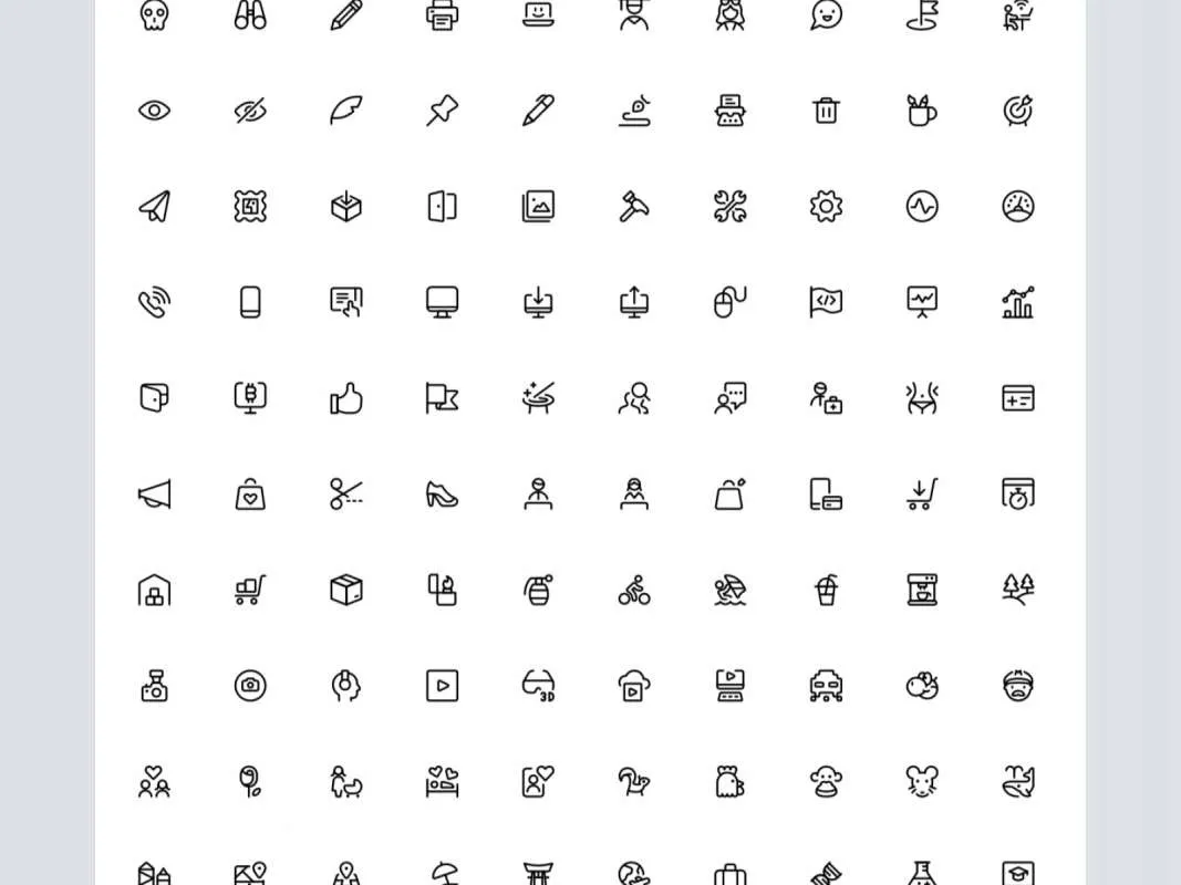 Free Streamline Icons  - Free Figma Template