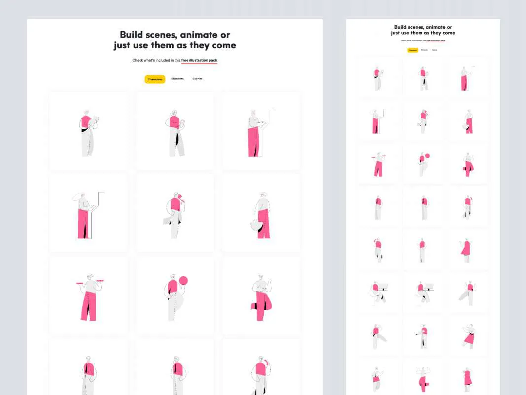 Ghost Free Illustrations  - Free Figma Template