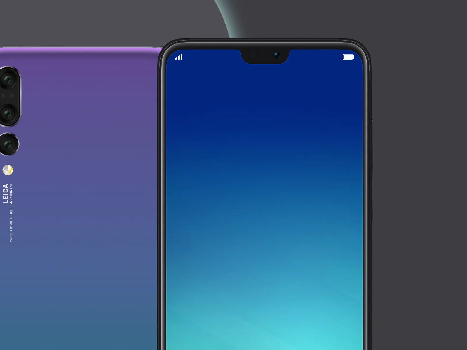 Huawei P20 Pro Realistic Mockup for Figma and Adobe XD No 3