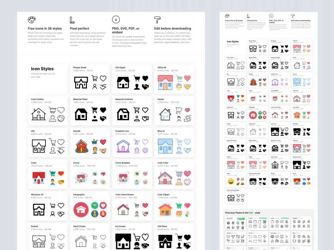 Icons8 Free Vector Icons  - Free Figma Template