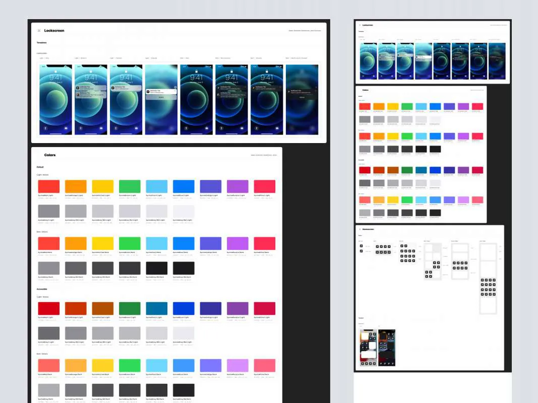 iOS 15 Free UI Kit for Figma  - Free Figma Template