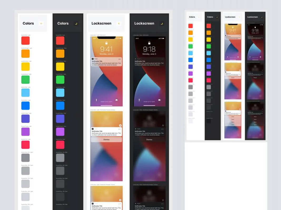 iOS/iPadOS 14 Free UI Kit for Figma  - Free Figma Template