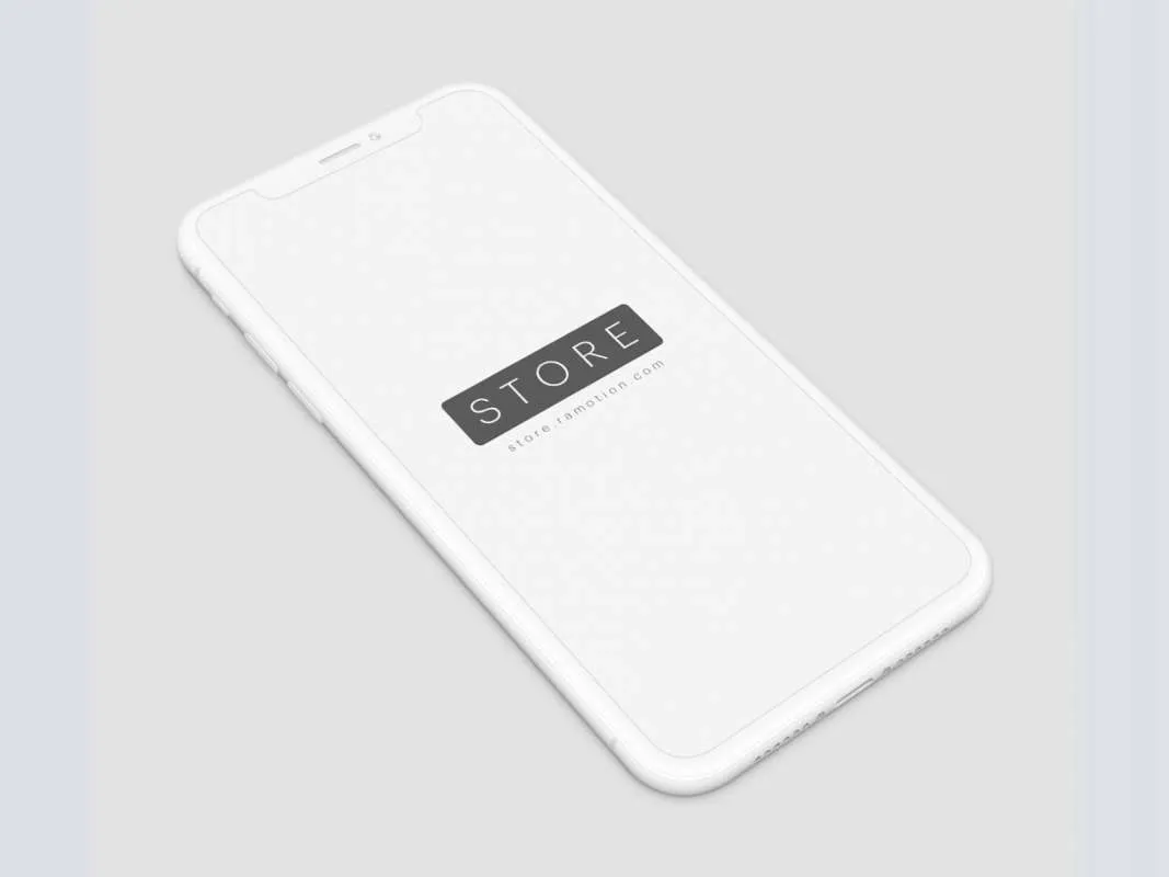 iPhone X Clay  - Free Figma Template