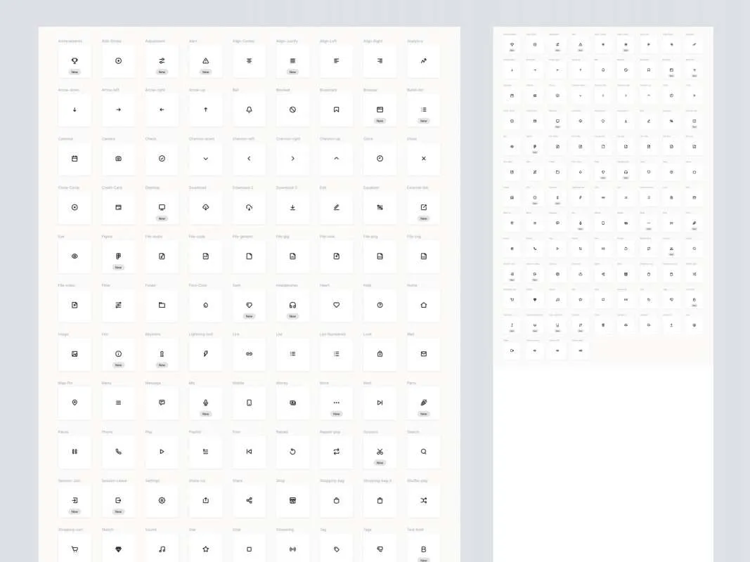 Keyicons - The clean icon set  - Free Figma Template
